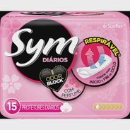 Absorvente Protetor Diário Sym Perfumado 15unidades