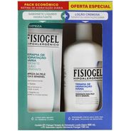 Fisiogel Ai Kit Locao Terapia Hidratacao Diaria 400Ml + Sabonete Liquido 150Ml