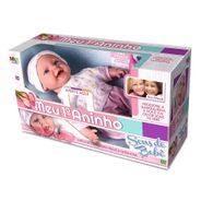 Boneca Meu 1 Aninho Sons De Bebe - Milk Baby Brinquedos