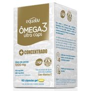 Ômega 3 Ultra 1000mg Concentrado 60 Cápsulas Equaliv