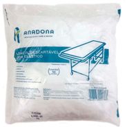 LENCOL DESCARTAVEL COM ELASTICO TNT SOFT BRANCO 10UN