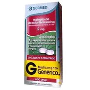 Maleato de Dexclorfeniramina 2mg 20 Comprimidos Germed