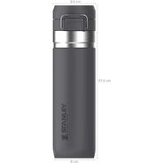 Garrafa Stanley Go Flip Charcoal Cinza Escuro 710ml