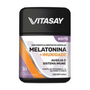 Suplemento Alimentar Vitasay Melatonina + Imunidade 30 Comprimidos
