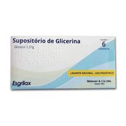 Supositório Glicerina Adulto 6 Unid Esgrilax