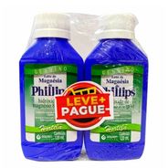 Kit Leite de Magnésia Phillips Hortelã com 120ml Leve Mais Pague Menos