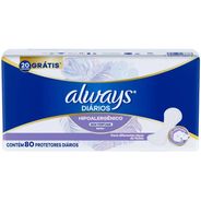 Protetor Diário Always Sensitive Edição de Verão - 80 unidades