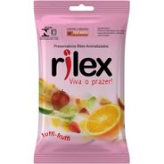 Preservativo Rilex Tutti Frutti com 3 Unidades