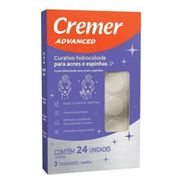 Curativo Hidrocoloide Para Espinhas Advanced Cremer Com 24 Unidades