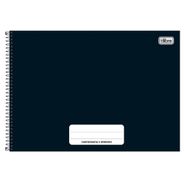 Caderno Cartografia E Desenho Capa Dura Espiral 80 Folhas Tilibra Pepper Preto