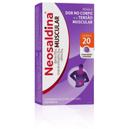 Neosaldina Muscular Dipirona 300mg + Cafeína 50mg + Citrato de Orfenadrina 35mg 20 Comprimidos