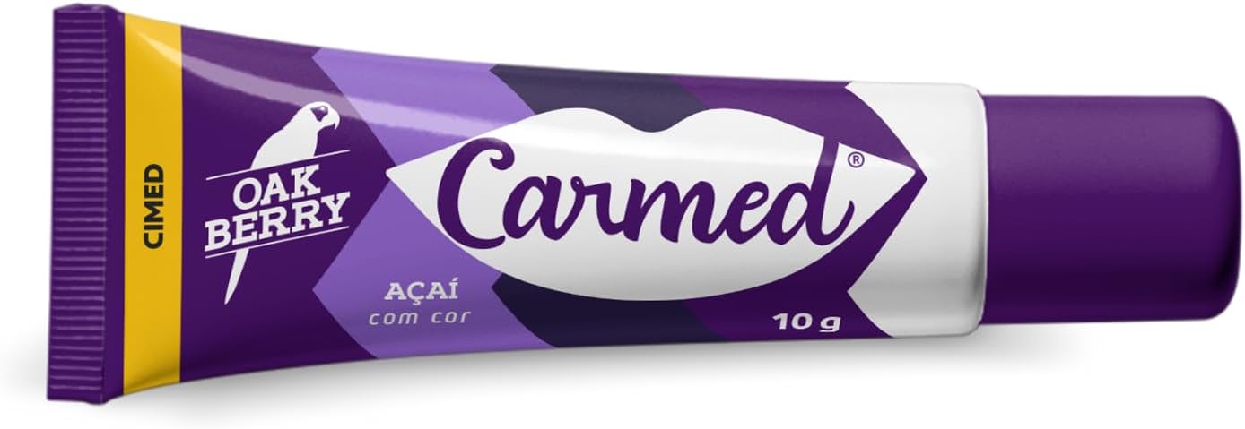 Carmed Oakberry Açaí Hidratante Labial com cor 10g