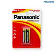 Pilha Alcalina Palito AAA Com 2 Un. Panasonic
