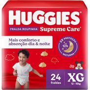 Fralda Huggies Roupinha Supreme Care XG 24 Unidades
