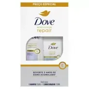 Kit Dove Bond Intense Repair Shampoo 350ml + Condicionador 150ml