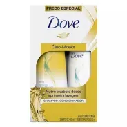 Kit Shampoo + Condicionador Nutrição Óleo Micelar, 703 Ml, 2 Unidades, Dove