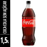 Refrigerante Coca Cola Zero 1,5L