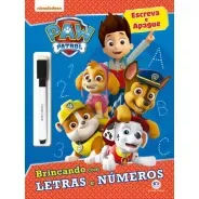 Livro Patrulha Canina Brincando Com Letras e Números