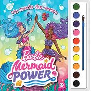 Livro Aquarela Barbie - No Mundo Das Sereias