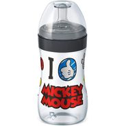 Lillo Mamadeira Super Evolution Disney Silicone - Preto 300ml