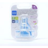 Bico Mamadeira MAM 4+ meses - número 3 - Fluxo Rápido - Embalagem DUPLA