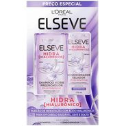 ELSEVE Kit Hidra Hialurônico Shampoo + Condicionador, 375 Ml + 170 Ml