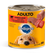Ração Pedigree Lata Para Adulto Carne Pate 290G