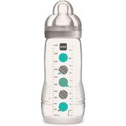 MAM Baby 1 Mamadeira Easy Active 330ml Com Formato Ergonômico e Fácil de Segurar