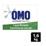 Lava Roupas Po OMO Lavagem Perfeita E Sanitiza 1,6KG