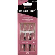 Macrilan Unhas Postiças Estilo Bailarina - Nude