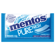 Gomas de Mascar, Mentos, Pure Fresh Mint