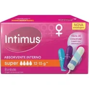 Absorvente Interno Intimus Discreto Super 8 unidades