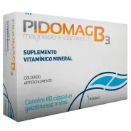 Suplemento Vitamínico Pidomag B3 Baldacci 60 Cápsulas Gelatinosas