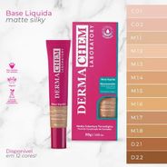 Dermachem Base Líquida Cobertura Média C02 - 30G