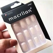 Unhas Postiças Macrilan Tamanho Medio Perolado