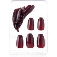 Unhas Postiças Macrilan Bailarina Vinho