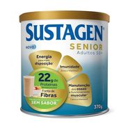 Sustagen Senior Complemento Alimentar 50+ Sem Sabor Lata 370G