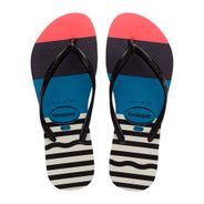 Sandália Havaianas Slim Harmony Branco/Preto 41/42