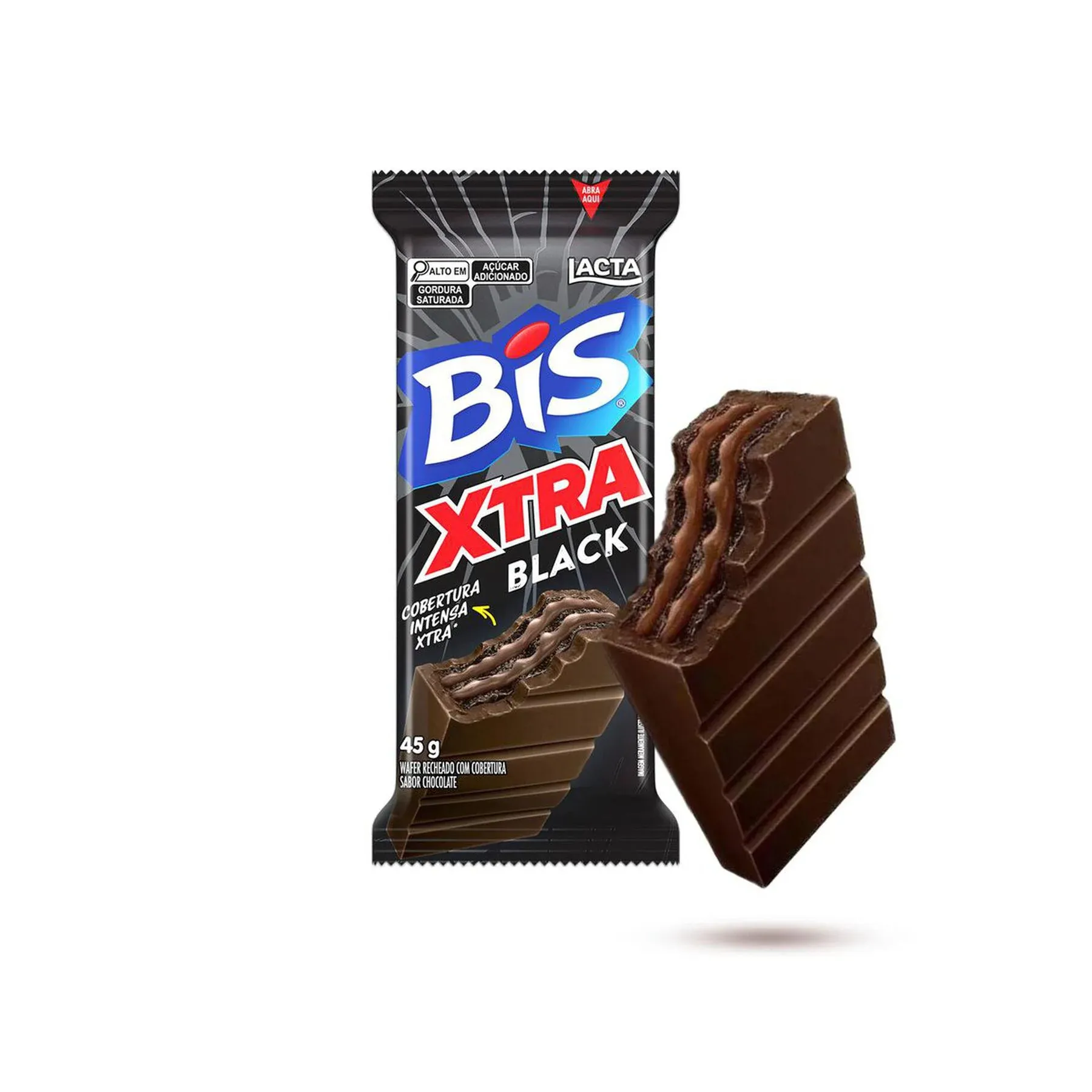 Bis Xtra Black (Wafer recheado e com cobertura sabor chocolate