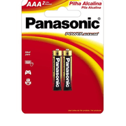 Panasonic Pilha Alcalina  AAA (Palito) 2 Unidades