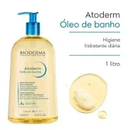 Óleo de Banho Hidratante Bioderma Atoderm com 1L