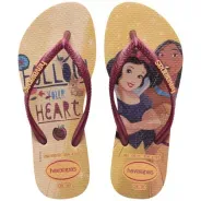 Sandália Havaianas Slim Princess Dourado 27/28 Infantil