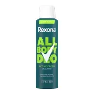 Desodorante Corporal Rexona Aerosol All Body Deo Active Fresh 150ml