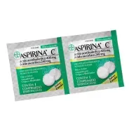 Aspirina C Ácido Acetilsalicílico 400mg + Ácido Ascórbico 240mg 2 comprimidos