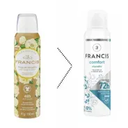 Desodorante Aero Francis Rosas De Versailles Feminino 150ML (Francis Comfort Algodão)