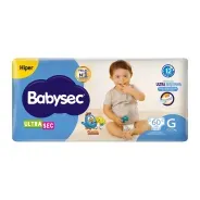 Fralda Babysec Galinha Pintadinha Ultrasec G 60 Unidades