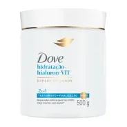 Máscara Dove Hidratação + Hialuron-Vit 500g – Cabelos Macios e Brilhantes