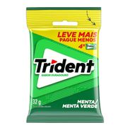 Chiclete Trident Menta 32g – Sabor Refrescante e Duradouro