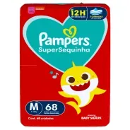 Fralda Pampers SuperSequinha M 68 un – Proteção e Conforto