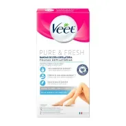 Folha Depilatória Veet Pure & Fresh 12 Unidades